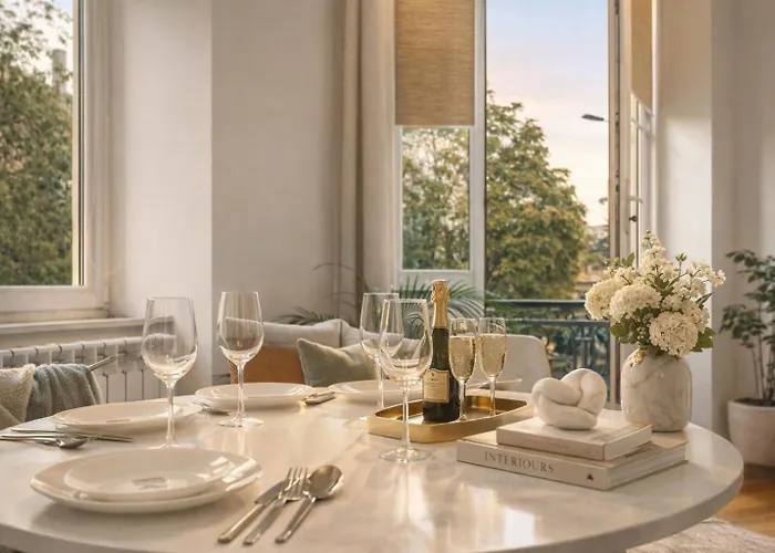Apartment Charming 2-bedroom With Balcony Near Old Town